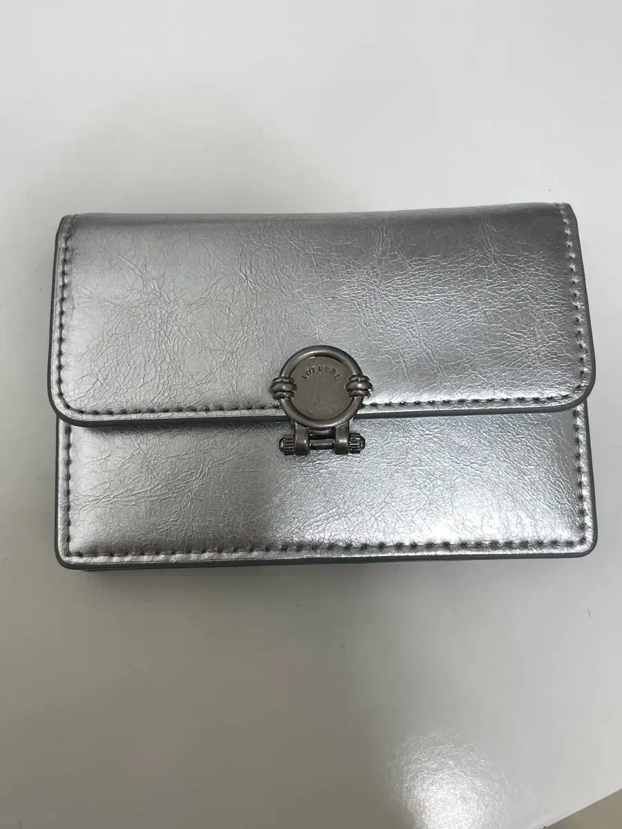 루에브르 카트지갑 lettre card wallet 실버